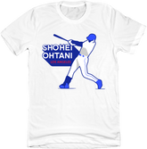 Official Shohei Ohtani Gem Mint LAD White Tee